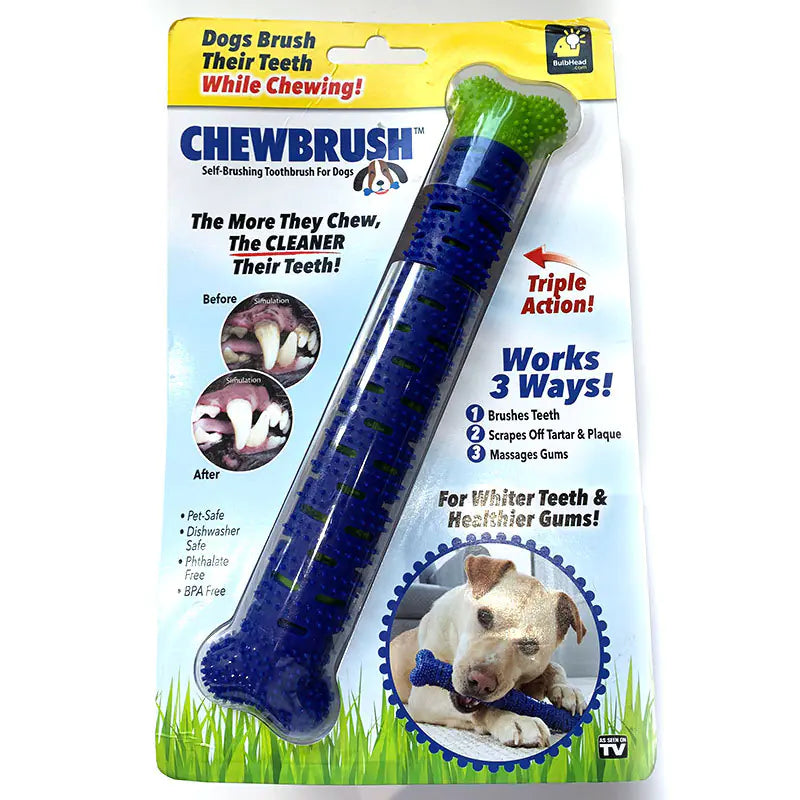 Pet Tooth Cleaning Rubber Chew Toy for Cats and Dogs